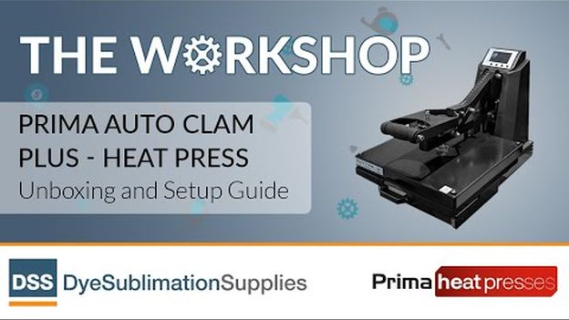 Prima Auto Clam Plus Heat Press - Unboxing and Setup Guide